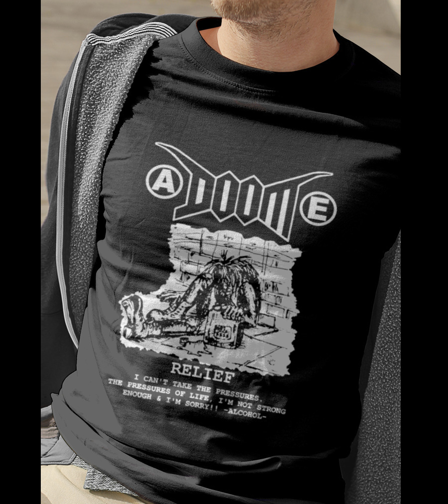 ADIIIE Relief I Can't Take The Pressures I'm Not Strong Enough And I'm Boakin Malcolm T-Shirt