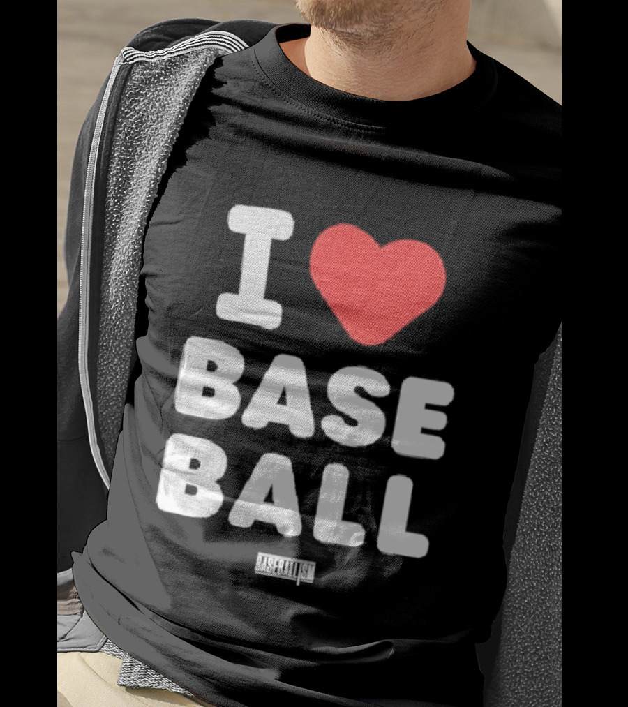 I Heart Baseball Classic Sports Fan T-Shirt