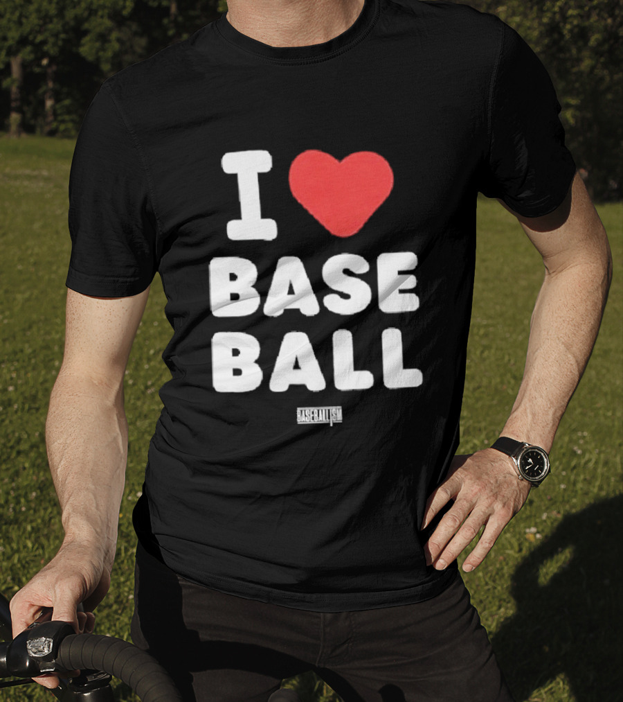 I Heart Baseball Classic Sports Fan T-Shirt