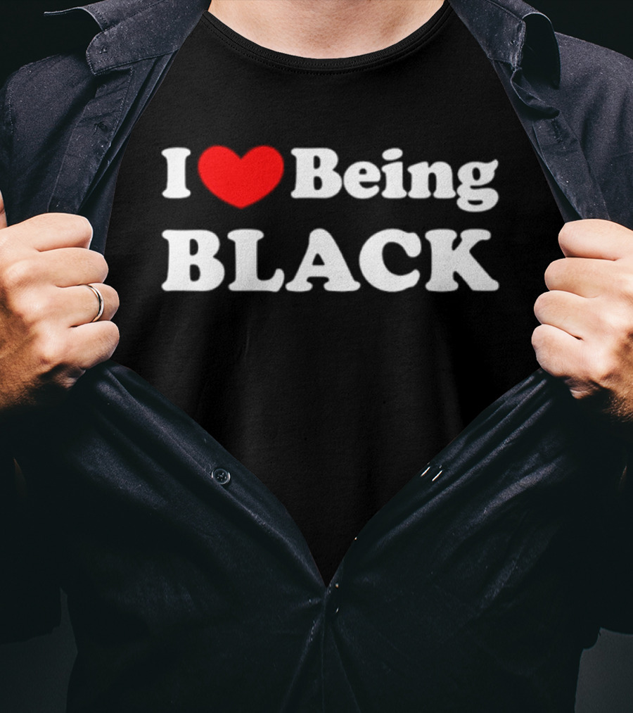 I Love Being Black Empowering Expression T-Shirt
