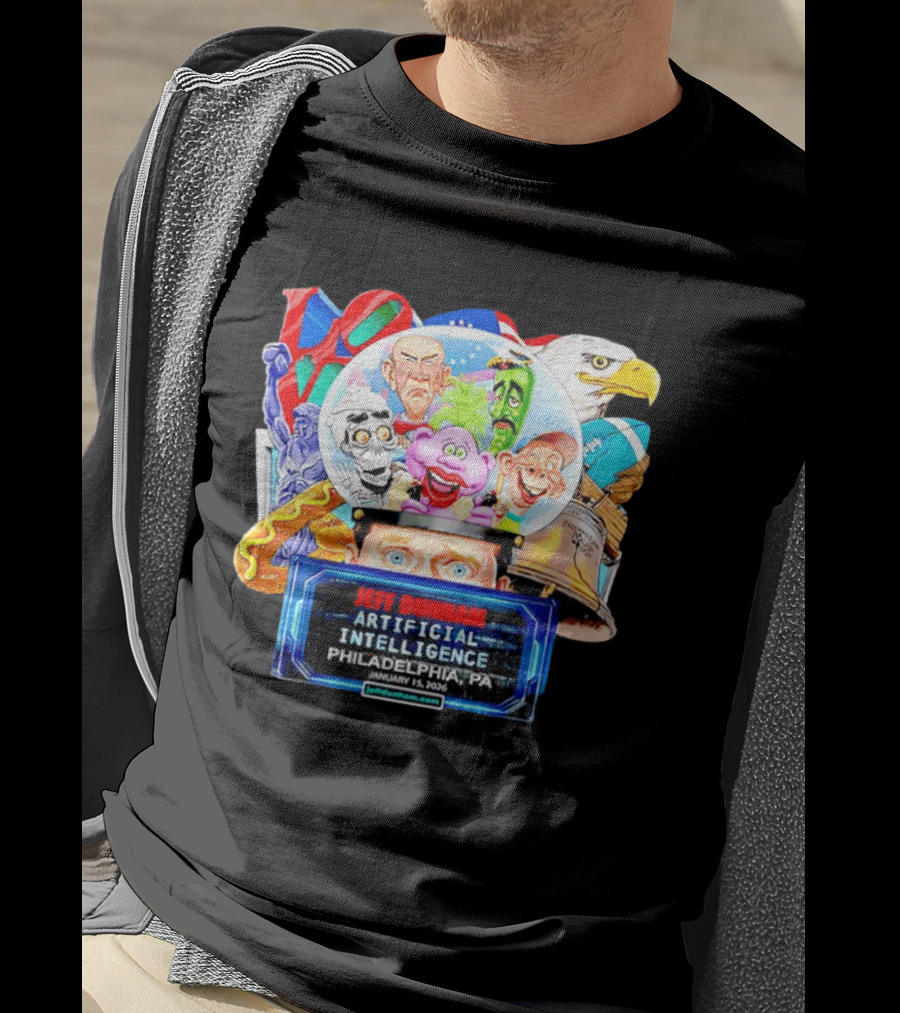 Jeff Dunham Artificial Intelligence Philadelphia PA January 2026 T-Shirt
