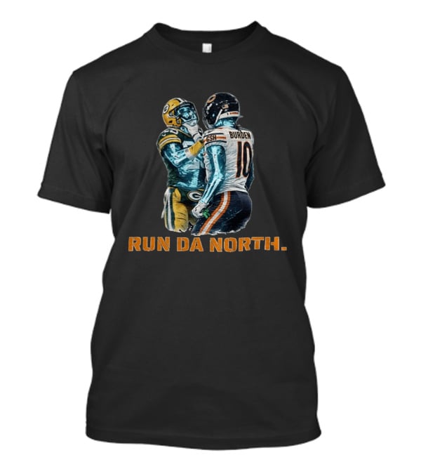 Bears Vs Packers Run Da North Luther Burden Keisean Nixon Football Clash T-Shirt