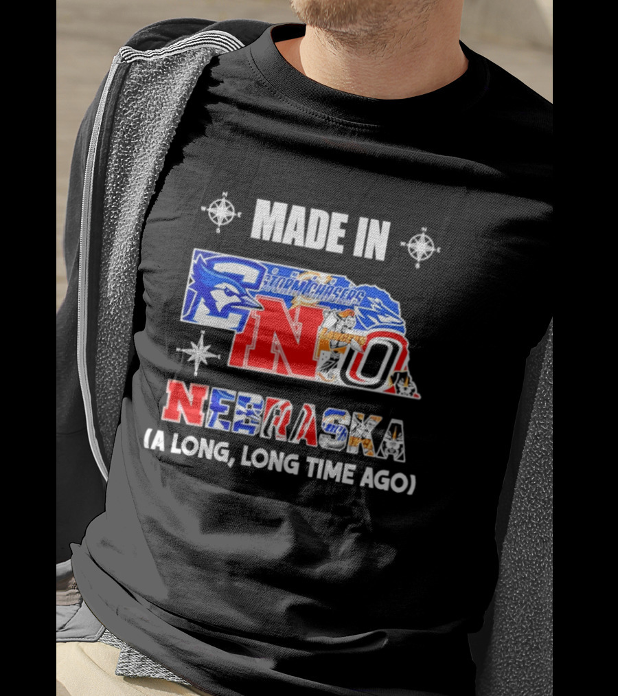 Made In Nebraska Long Time Ago College Sports State T-Shirt