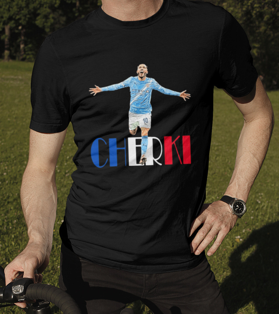 Rayan Cherki 10 Manchester City Etihad Airways T-Shirt