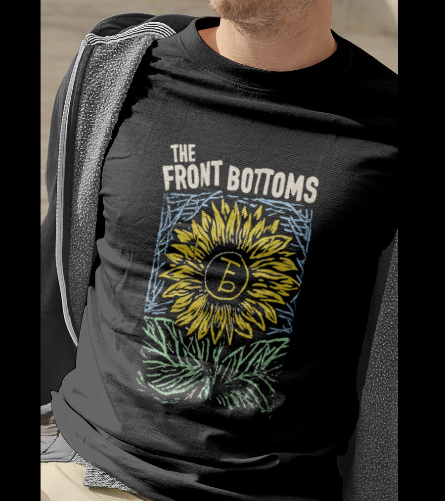 The Front Bottoms Sunflower TFBS Yellow Flower T-Shirt