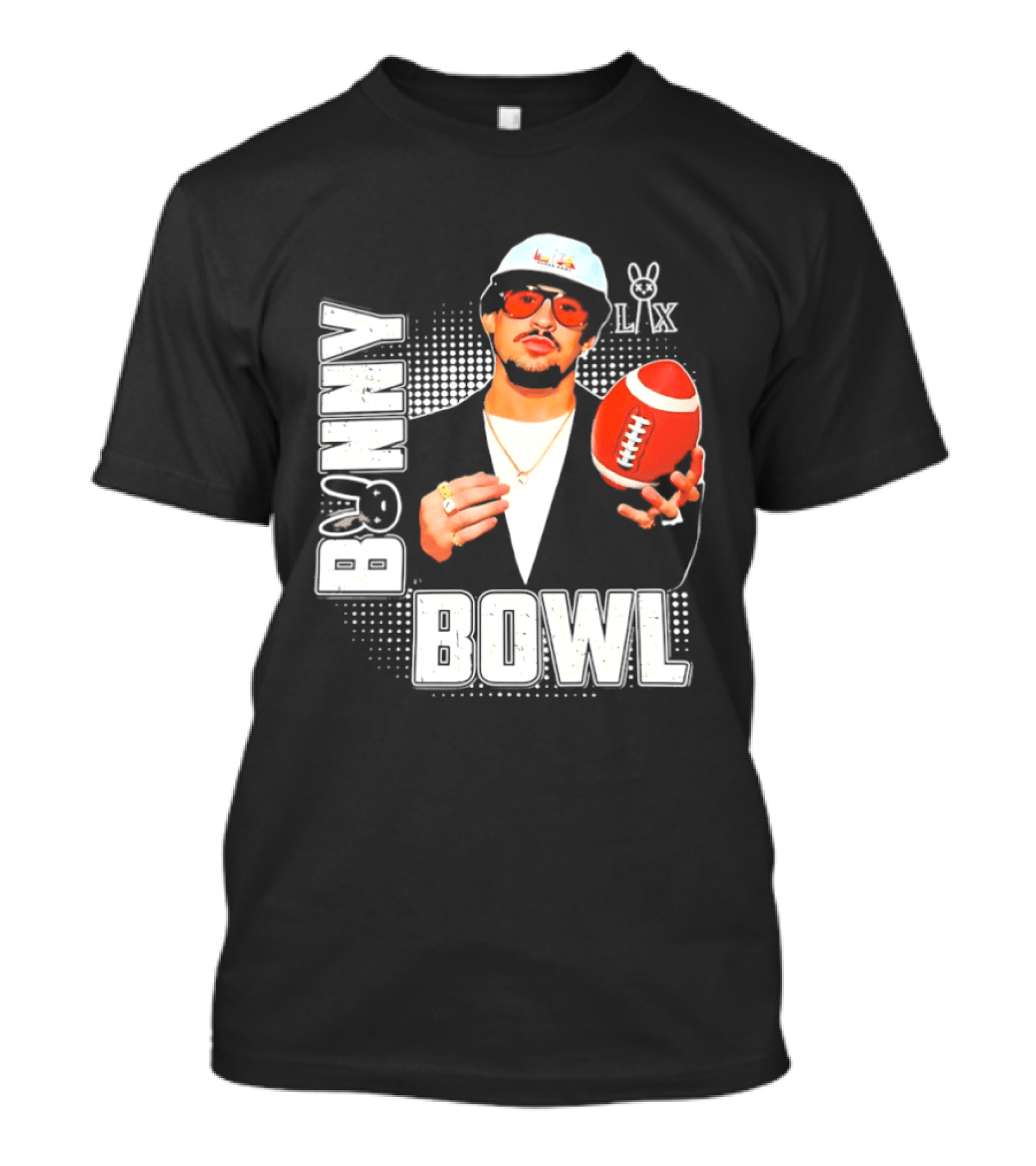 Bad Bunny Team Benito Super Bowl LIX Football Fun Wear T-Shirt