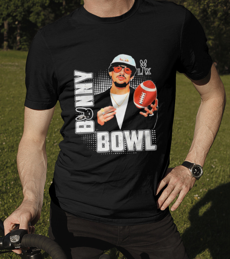 Bad Bunny Team Benito Super Bowl LIX Football Fun Wear T-Shirt