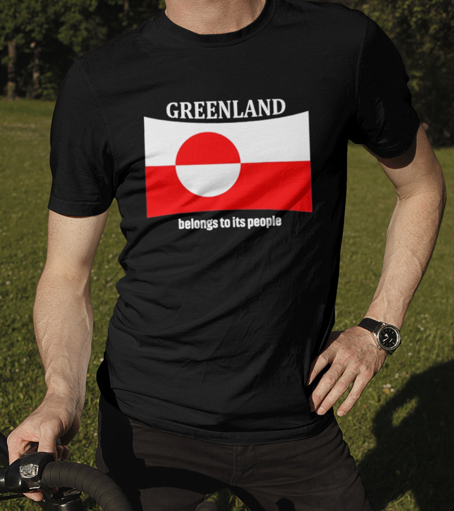 Greenland Flag Symbolizes Independence And Belonging To Its People T-Shirt