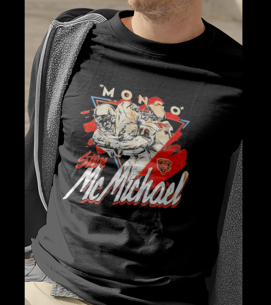Mongo Steve McMichael Chicago Bears Football Legend T-Shirt