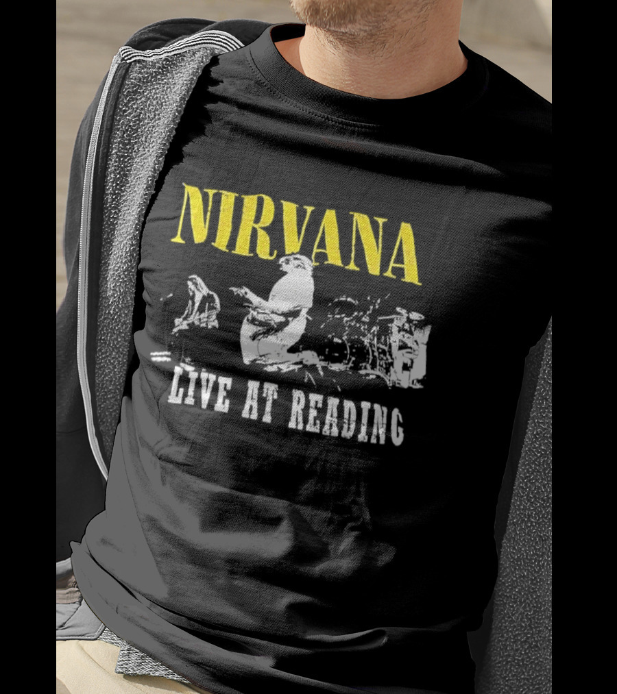 Nirvana Live At Reading Festival Iconic Performance 1992 T-Shirt