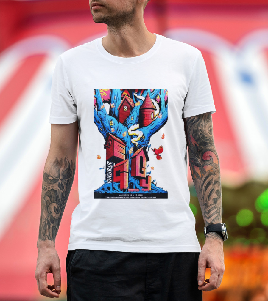 EGGY Tree House Brewing Company January 16 17 2026 Deerfield MA T-Shirt