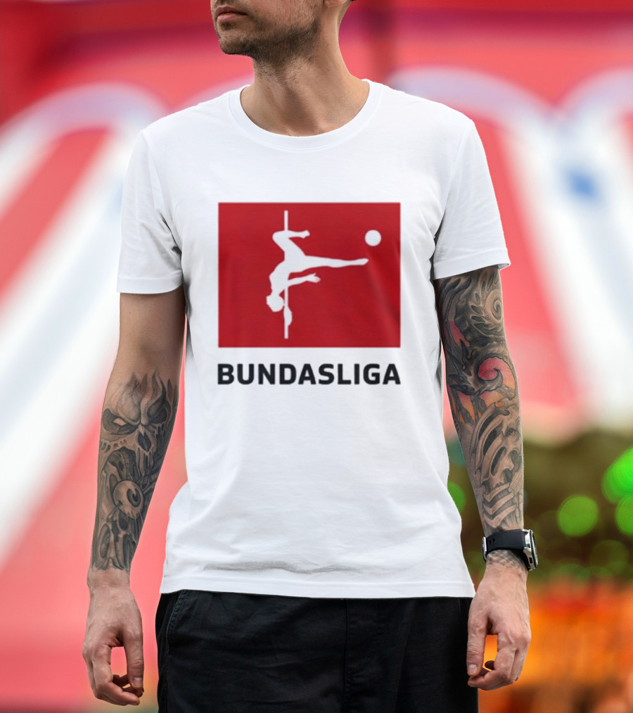 CA$HANOVA BULHAR BUNDASLIGA Parody Soccer Pole Dance Icon Red T-Shirt