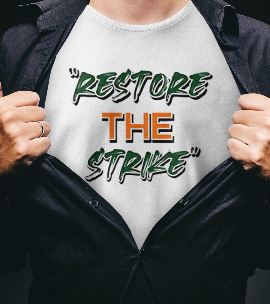 Quinn XCII Restore The Strike Green And Orange T-Shirt