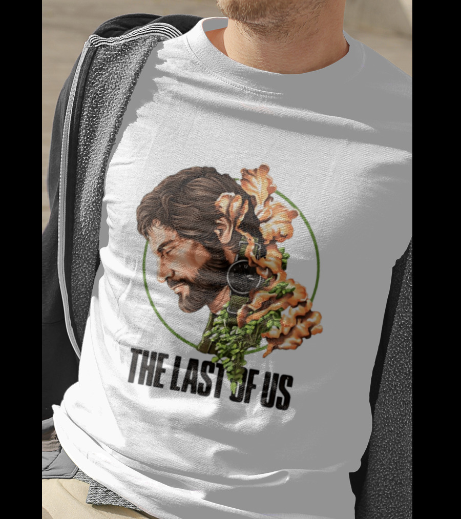 The Last Of Us Joel Portrait With Nature T-Shirt