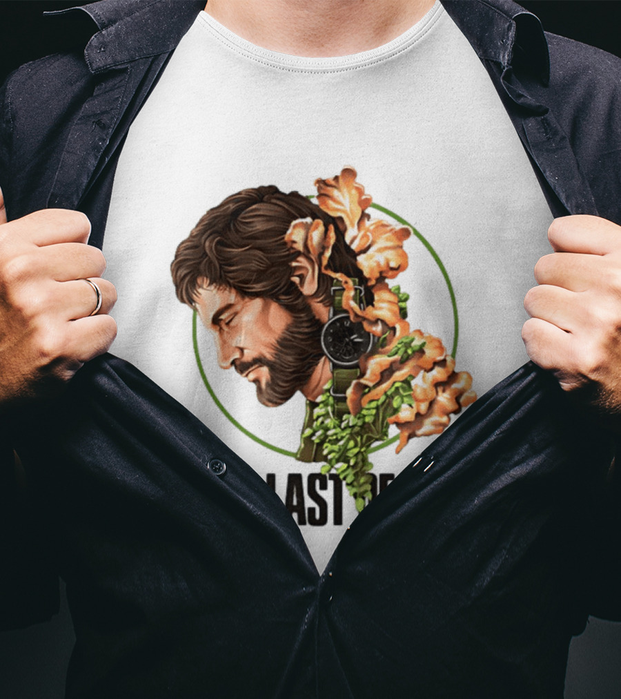 The Last Of Us Joel Portrait With Nature T-Shirt