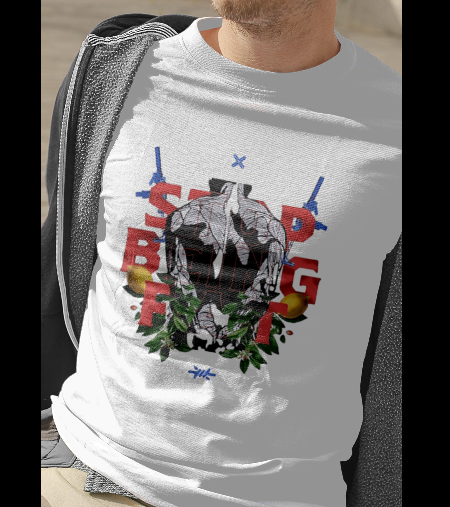 Stop Being Fat Lemon Guns Leaves T-Shirt