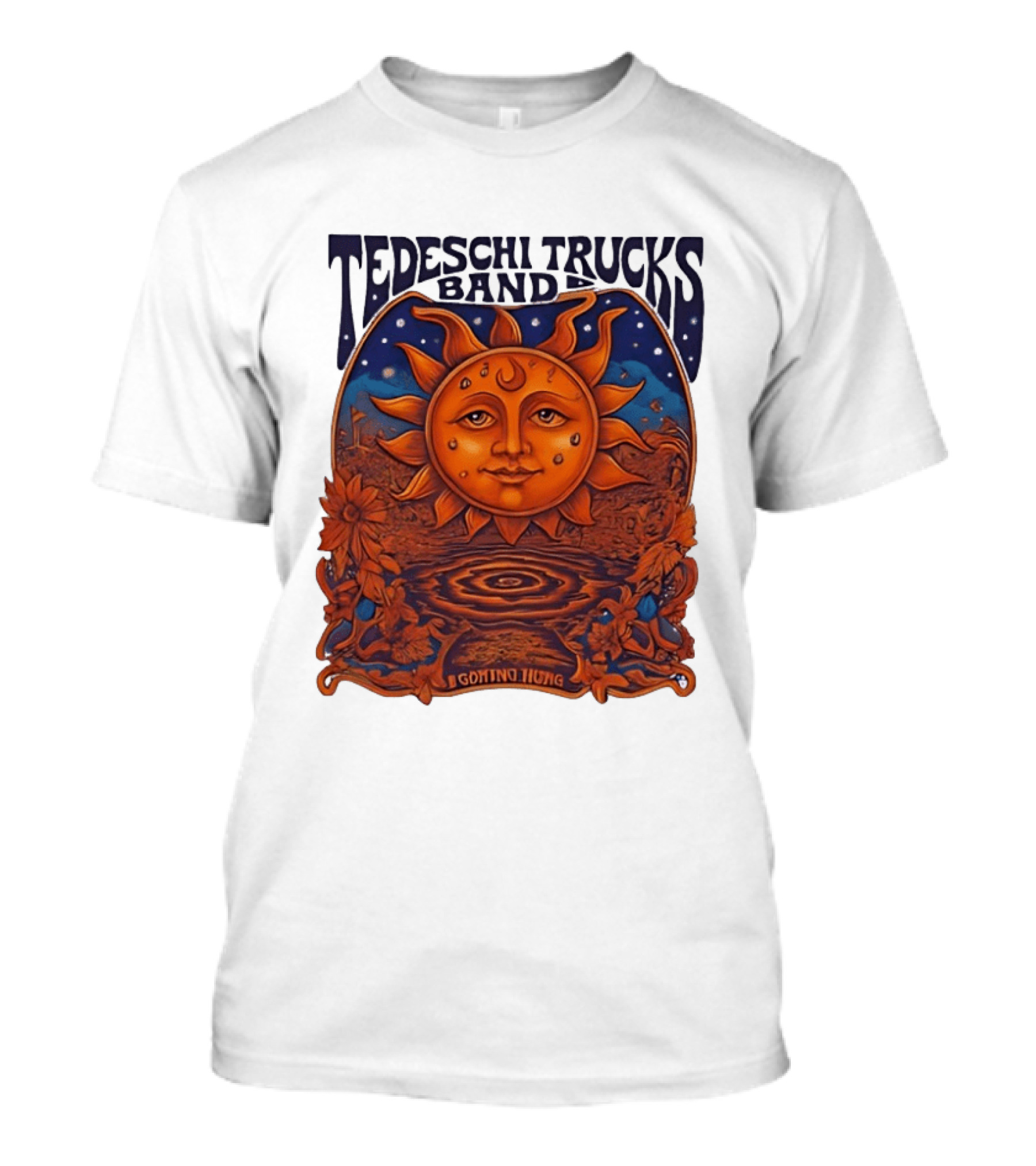 Tedeschi Trucks Band Cosmic Sunflower I Am The Moon Tour T-Shirt