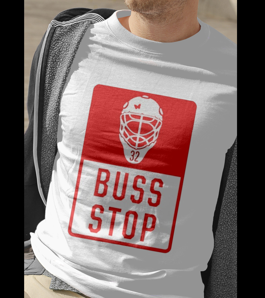Carolina Hurricanes Buss Stop 32 Mask T-Shirt
