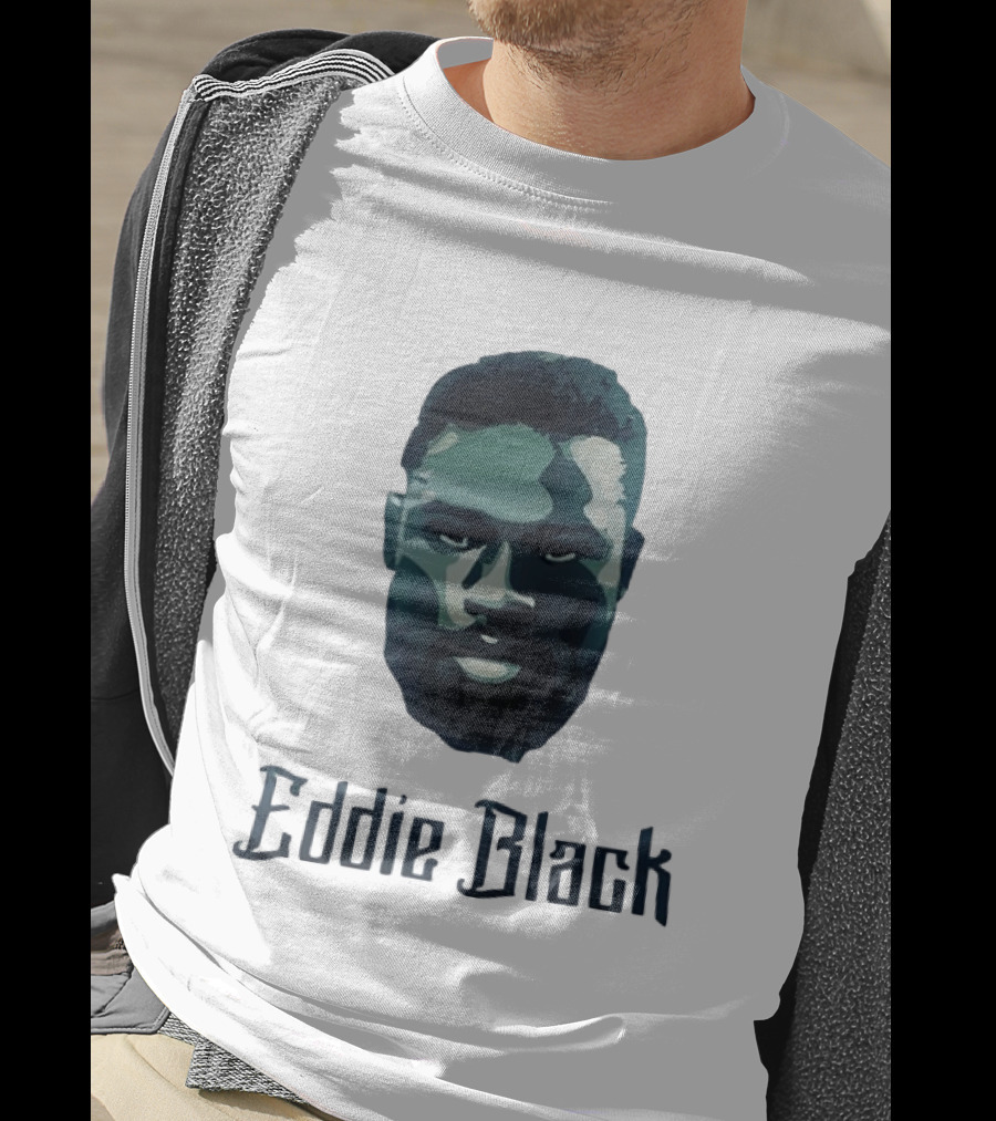 Eddie Black Big Head T-Shirt