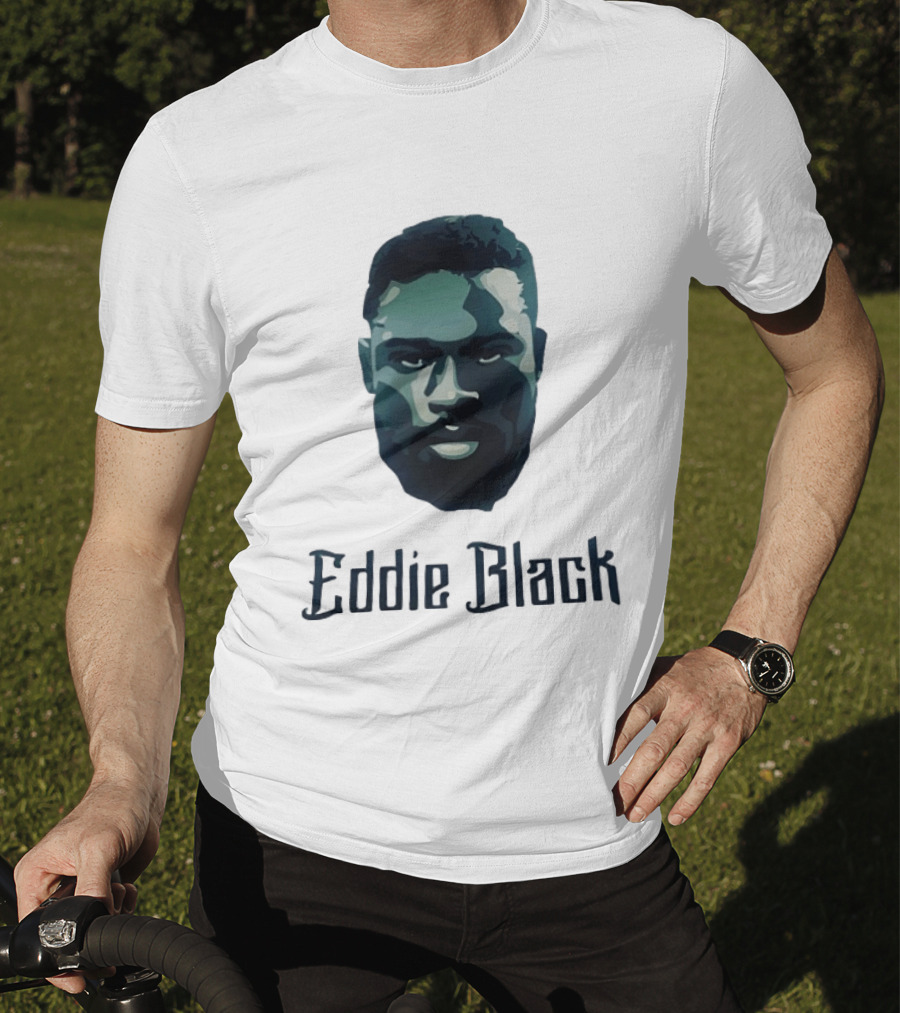 Eddie Black Big Head T-Shirt