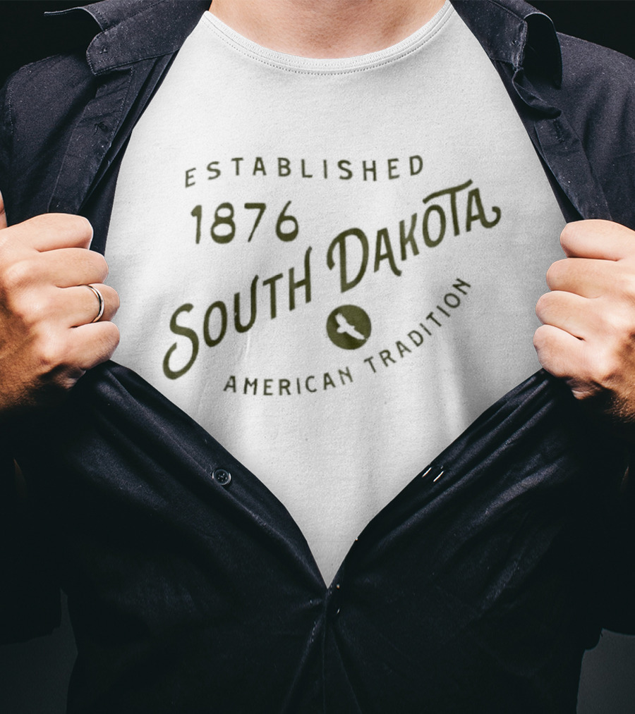 Established 1876 South Dakota American Tradition Heritage T-Shirt
