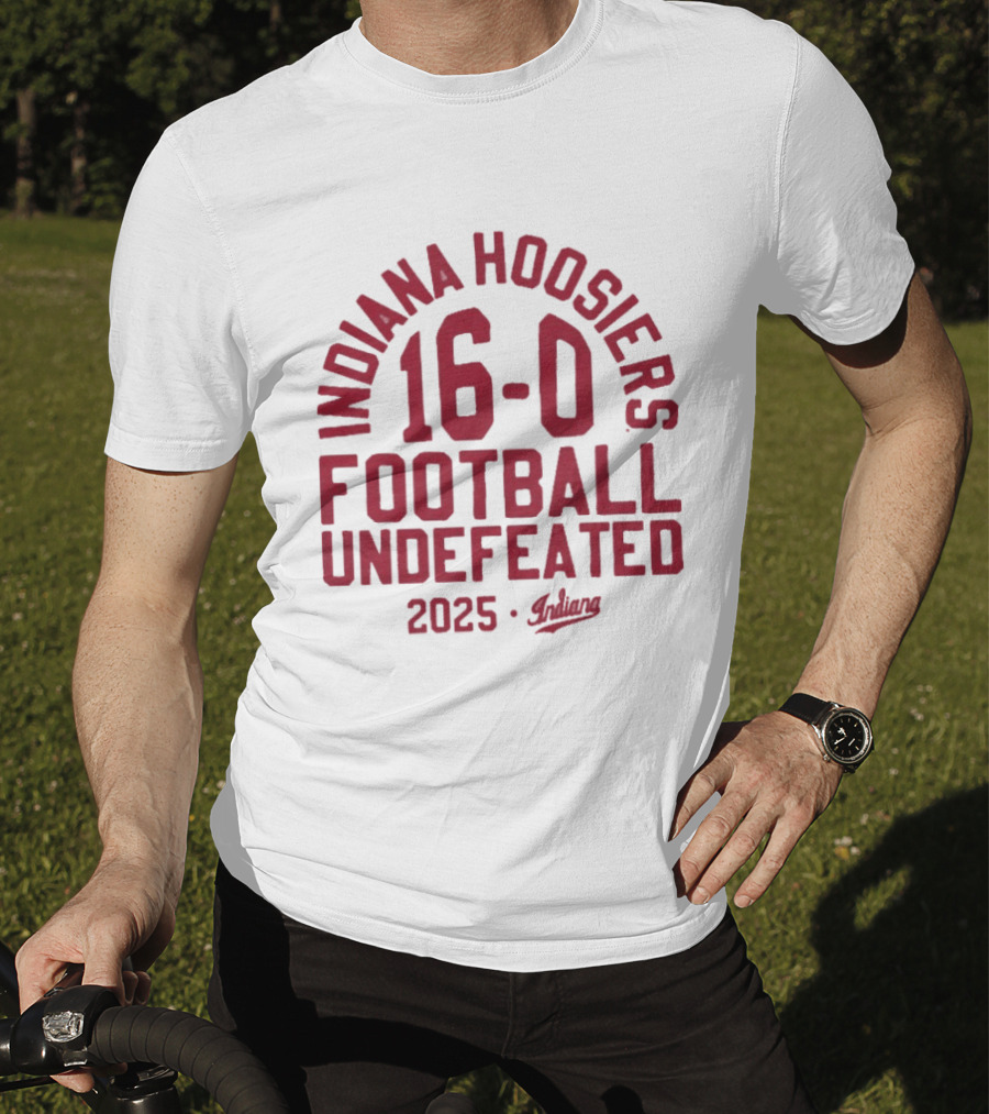 Indiana Hoosiers 2025 Football 16 0 Undefeated T-Shirt