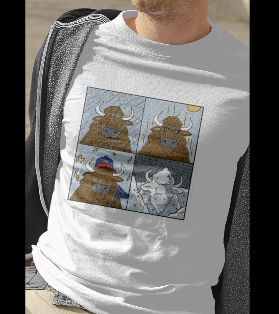 Buffalo Bills Seasons Buffalo Cartoon NFL Sports Fan T-Shirt