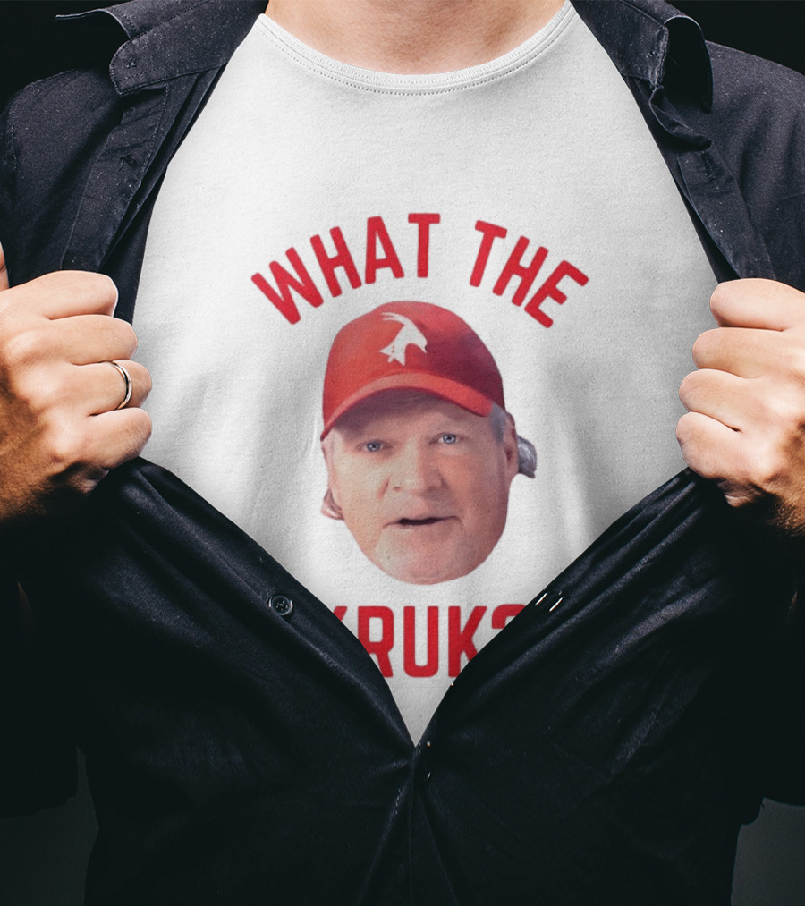 John Kruk What The Kruk Red Cap Baseball Fans T-Shirt