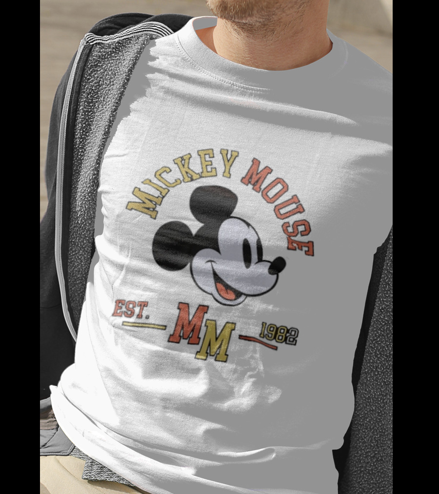 Mickey Mouse Big Head MM Est 1982 T-Shirt