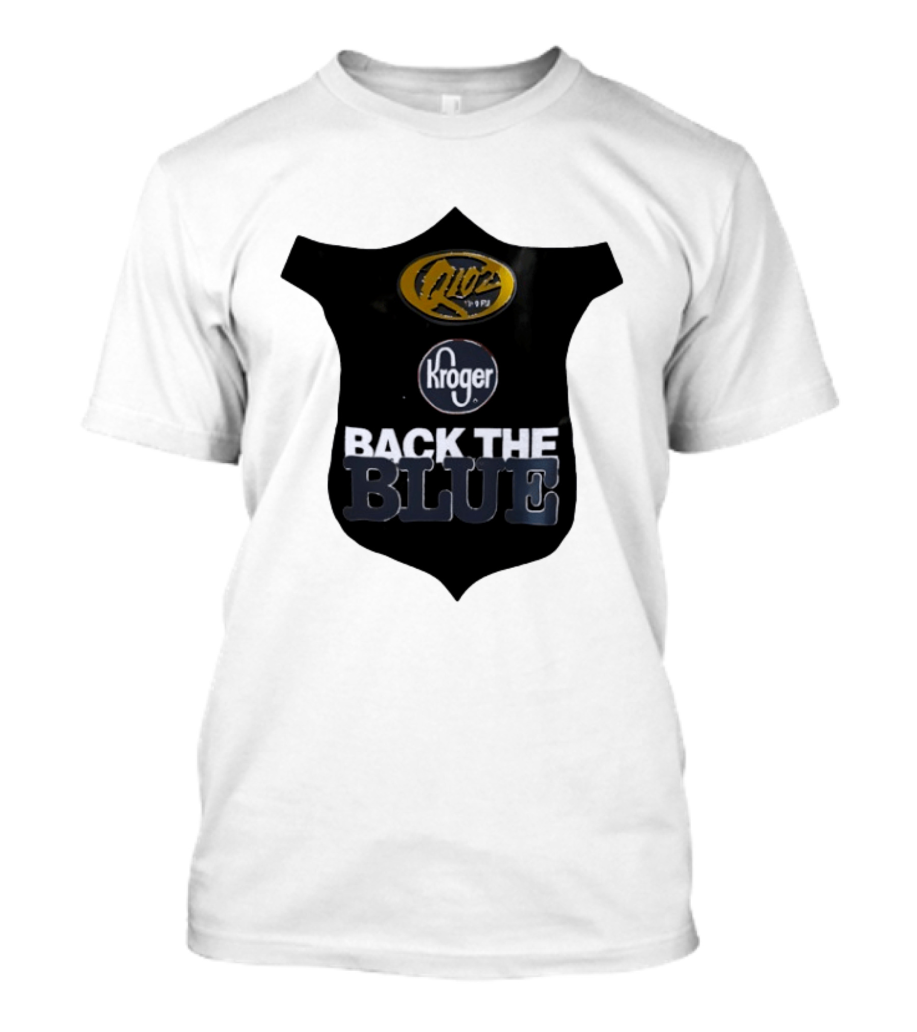 Qlo2 Kroger Back The Blue T-Shirt