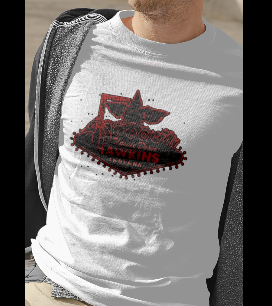 Welcome To Upside Down Hawkins Indiana Stranger Things T-Shirt