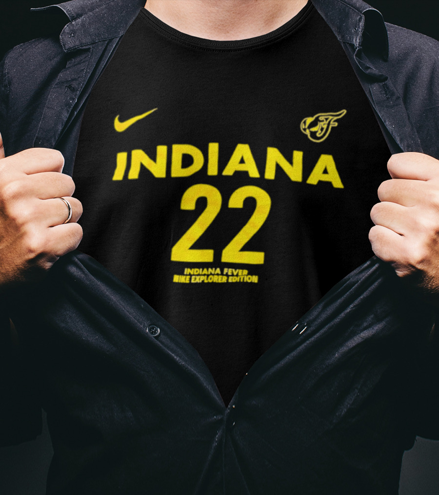 Nike Indiana Fever 22 Caitlin Clark Explorer Edition T-Shirt