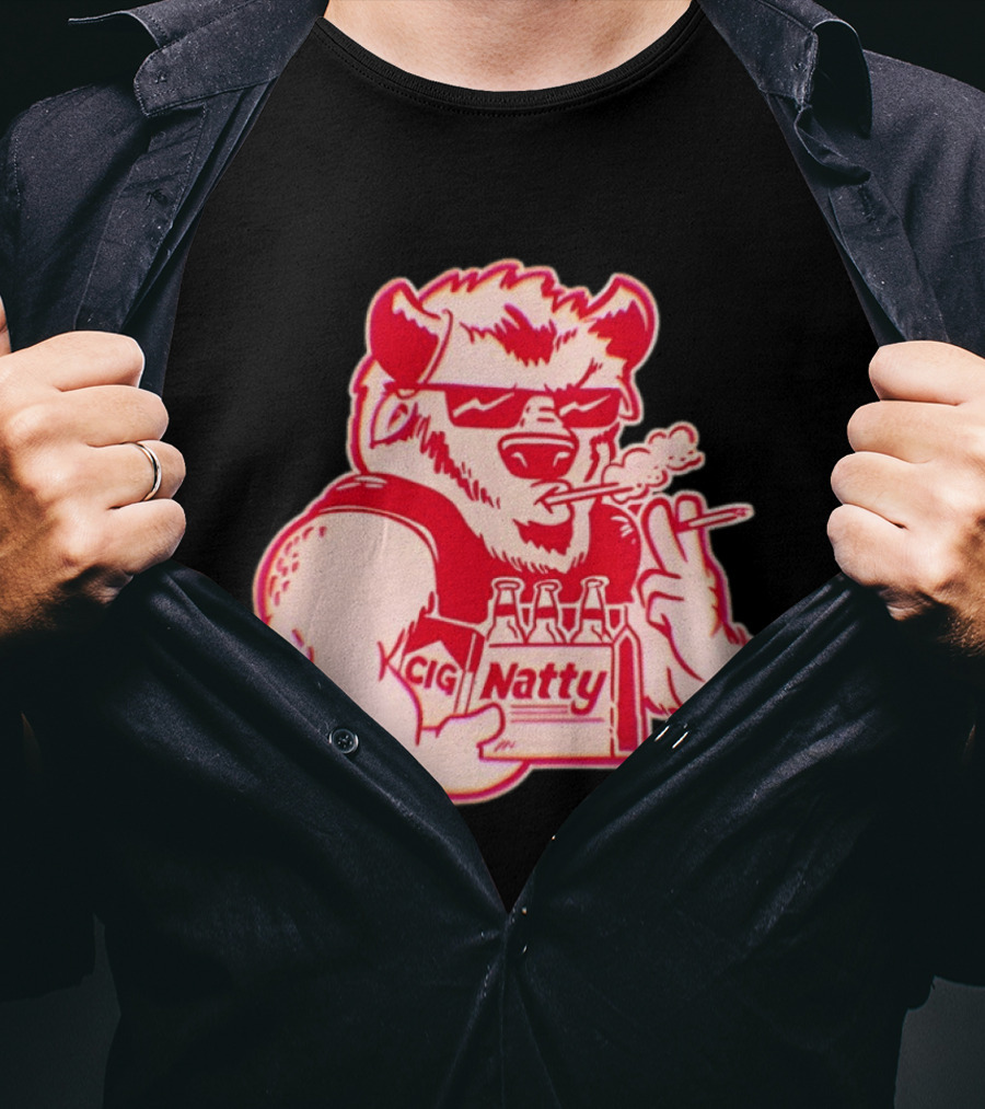 Coach Cignetti Indiana Hoosiers Football Bison Smoking CIG Natty T-Shirt