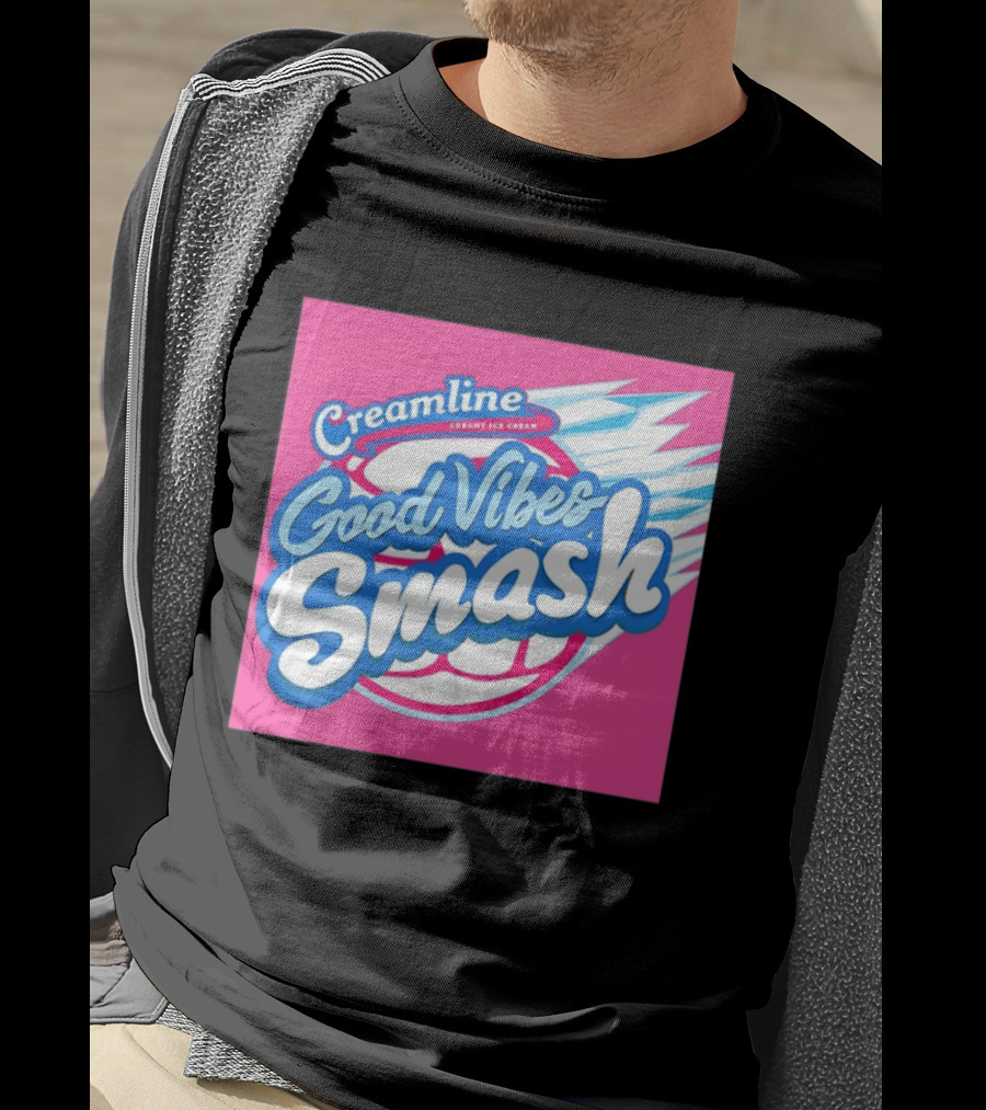 Creamline Good Vibes Smash Creamy Ice Cream Burst T-Shirt