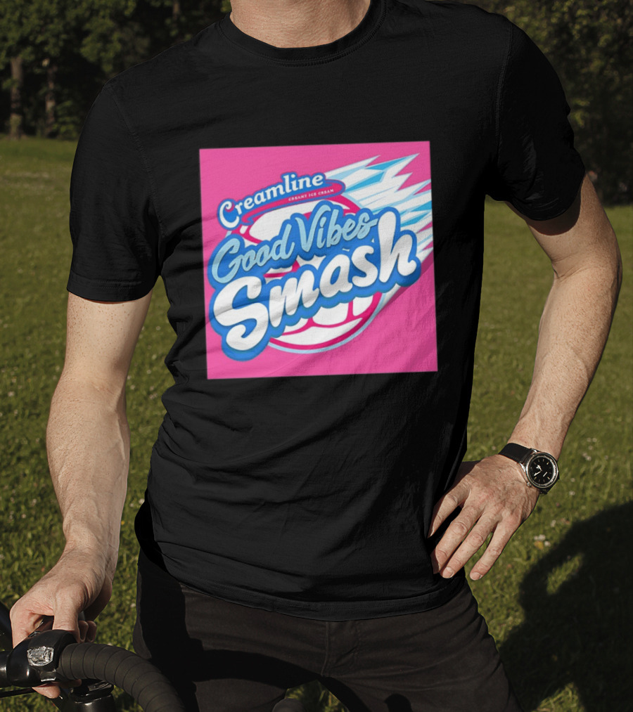 Creamline Good Vibes Smash Creamy Ice Cream Burst T-Shirt