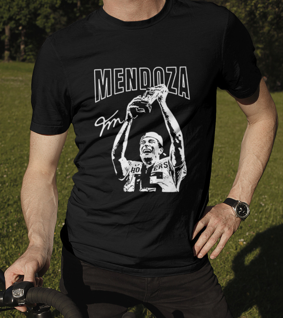 Mendoza Hoosiers Football Trophy Celebration T-Shirt