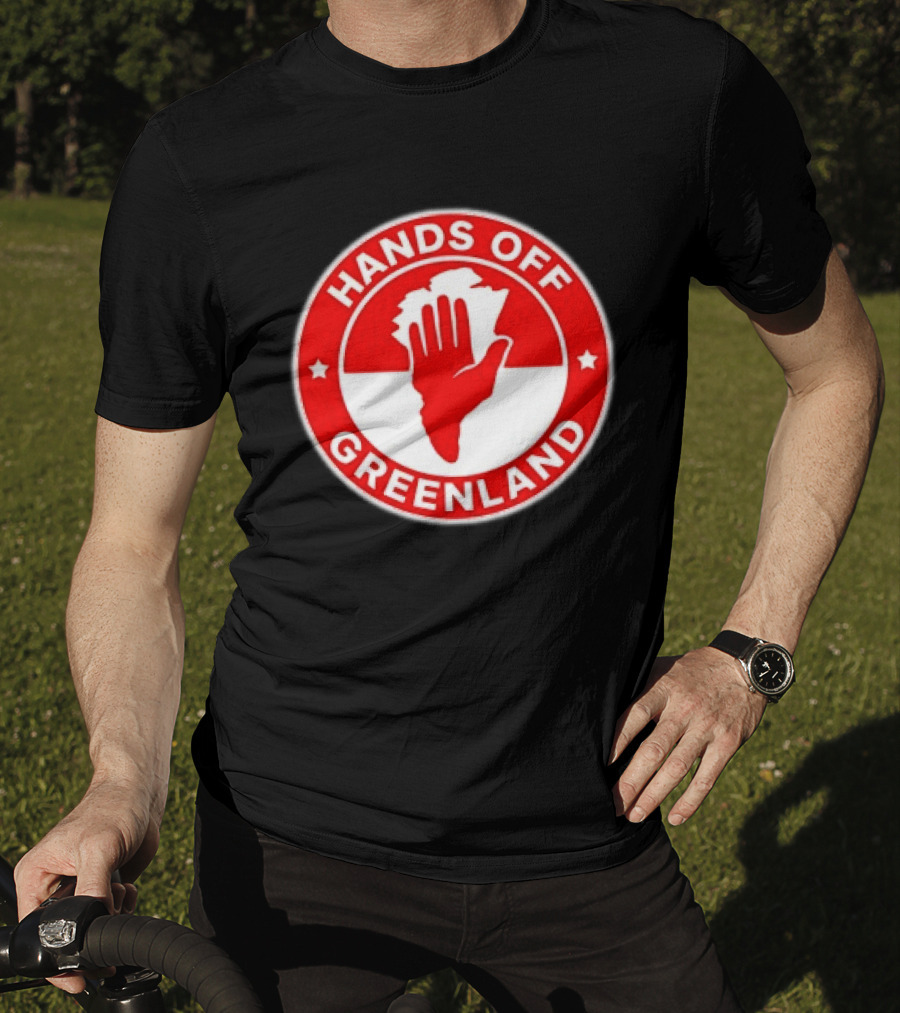 Hands Off Greenland Red Circle T-Shirt