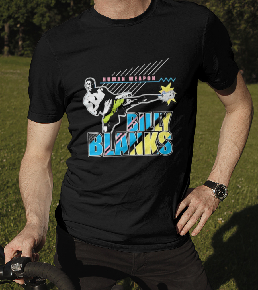 Human Weapon Billy Blanks Retro Kick Action T-Shirt