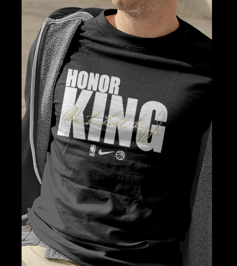 Honor King Martin Luther King Jr LeBron James NBA Nike T-Shirt