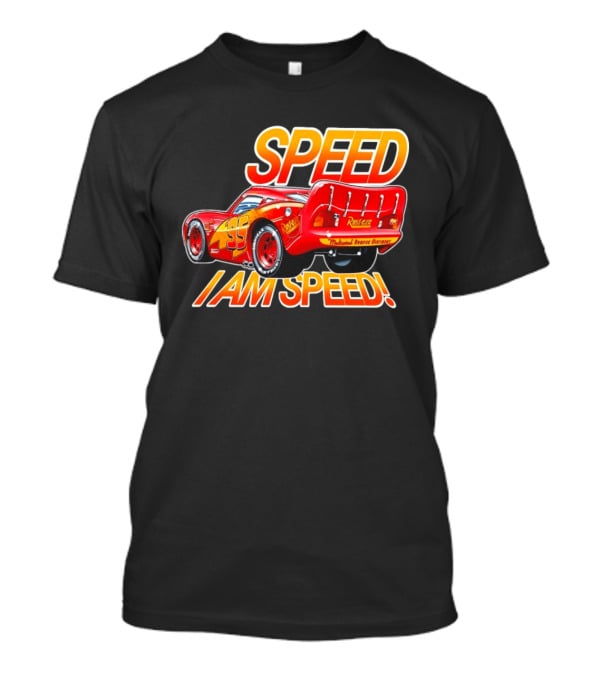 Lightning McQueen Speed I Am Speed Rust Eze Racing 95 T-Shirt