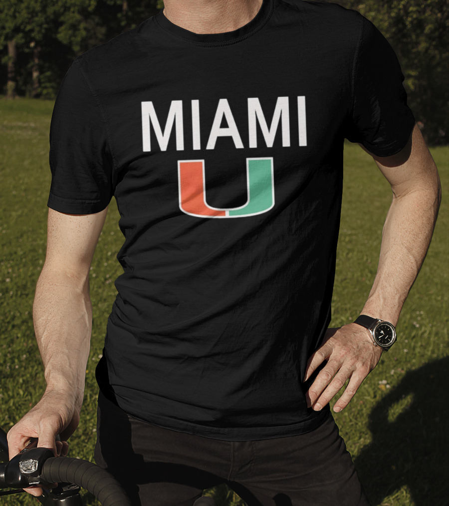 MIAMI U Hurricanes Football T-Shirt