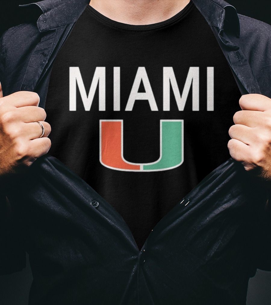 MIAMI U Hurricanes Football T-Shirt