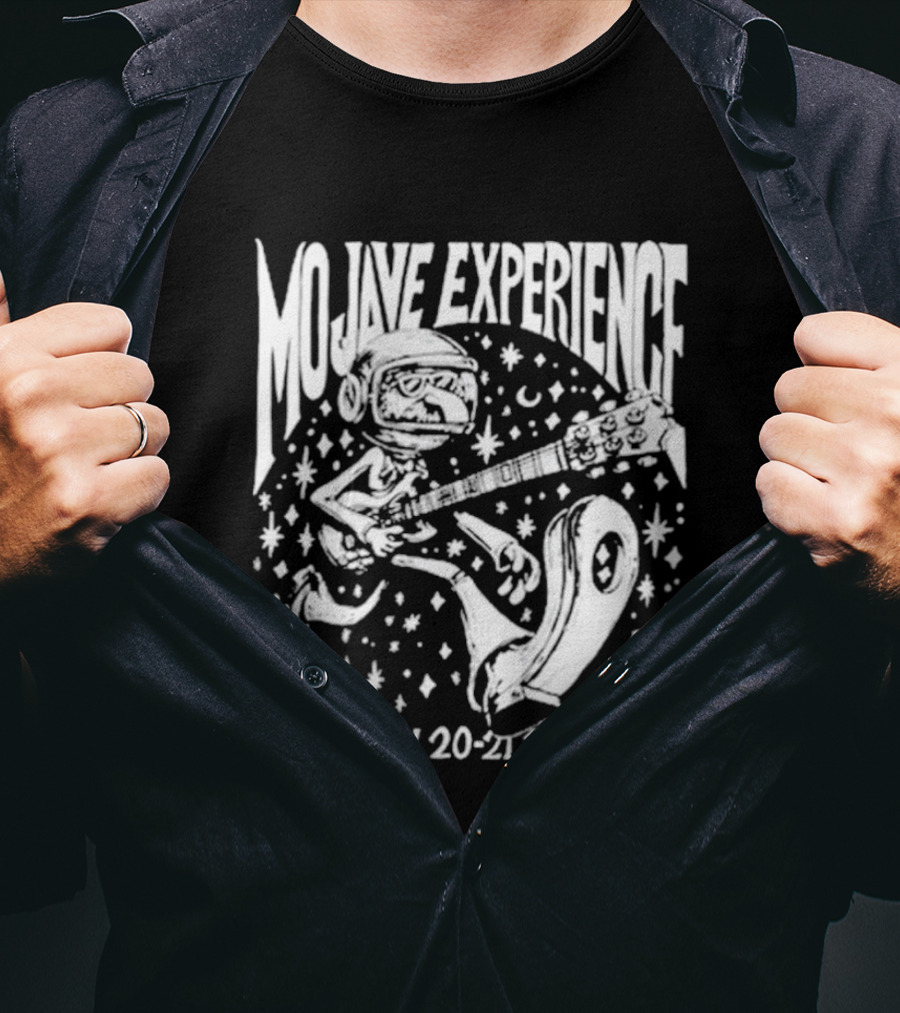 Mojave Experience March 20 21 2026 Alien Guitar Adventure T-Shirt