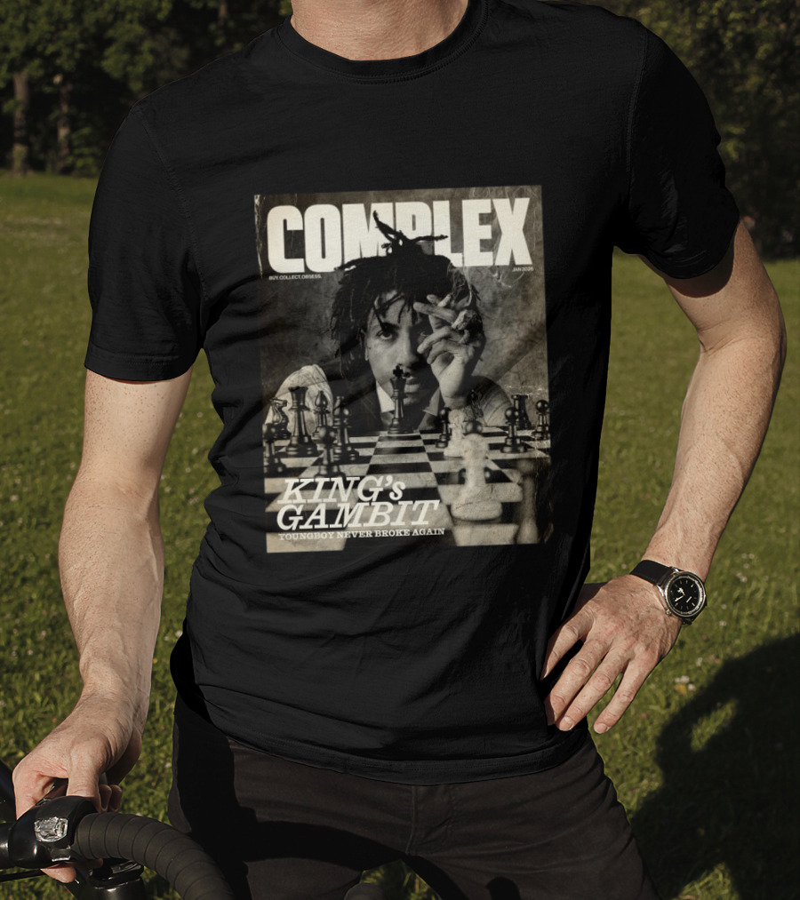 COMPLEX Magazine King's Gambit YoungBoy Never Broke Again January 2026 T-Shirt
