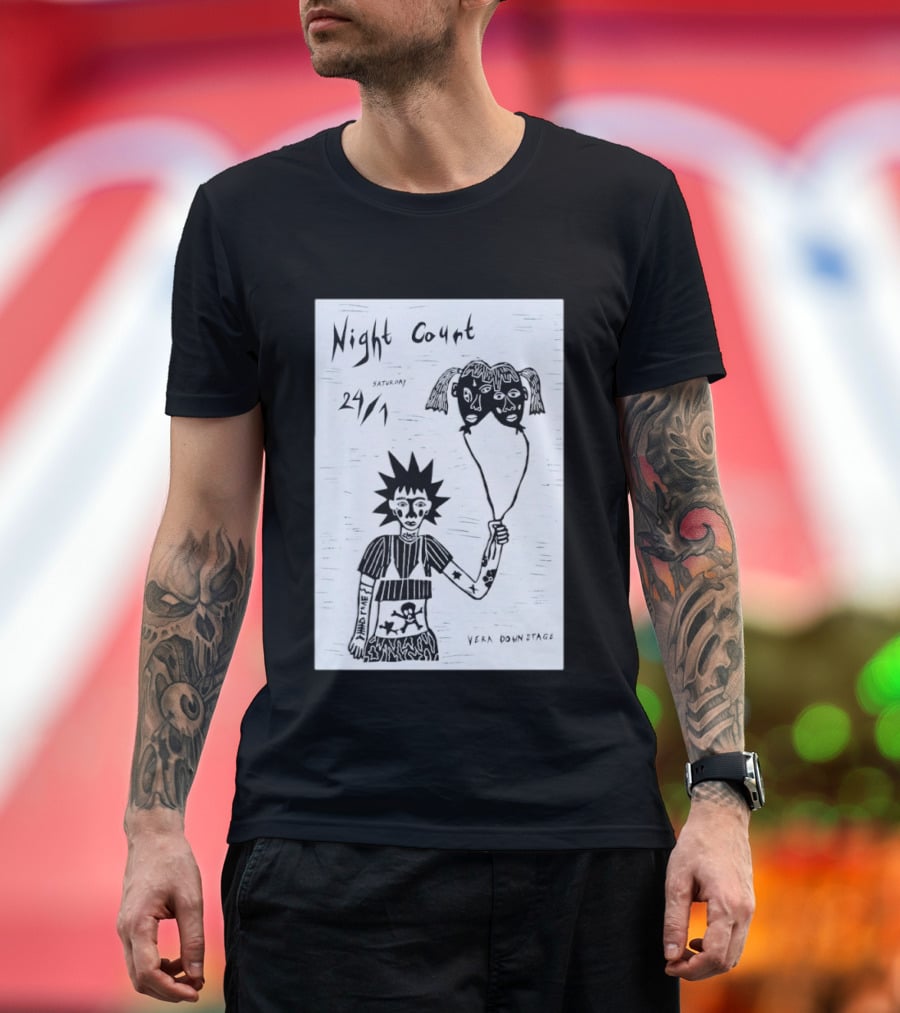 Night Court January 24 Vera Downstage Groningen NL Punk T-Shirt