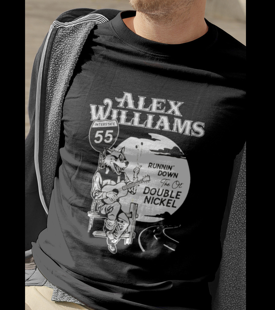 Alex Williams 55 Runnin' Down The Ol' Double Nickel T-Shirt