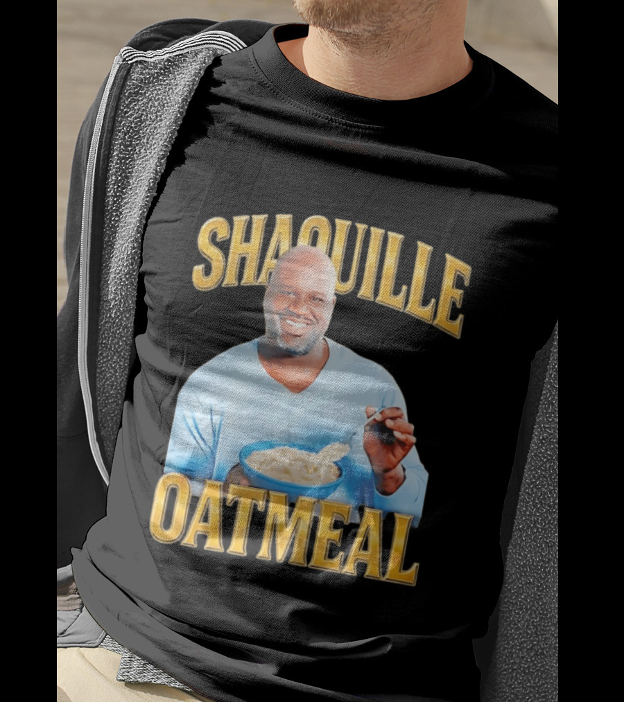 SHAQUILLE OATMEAL Shaq O'Neal Breakfast Cereal Humor T-Shirt