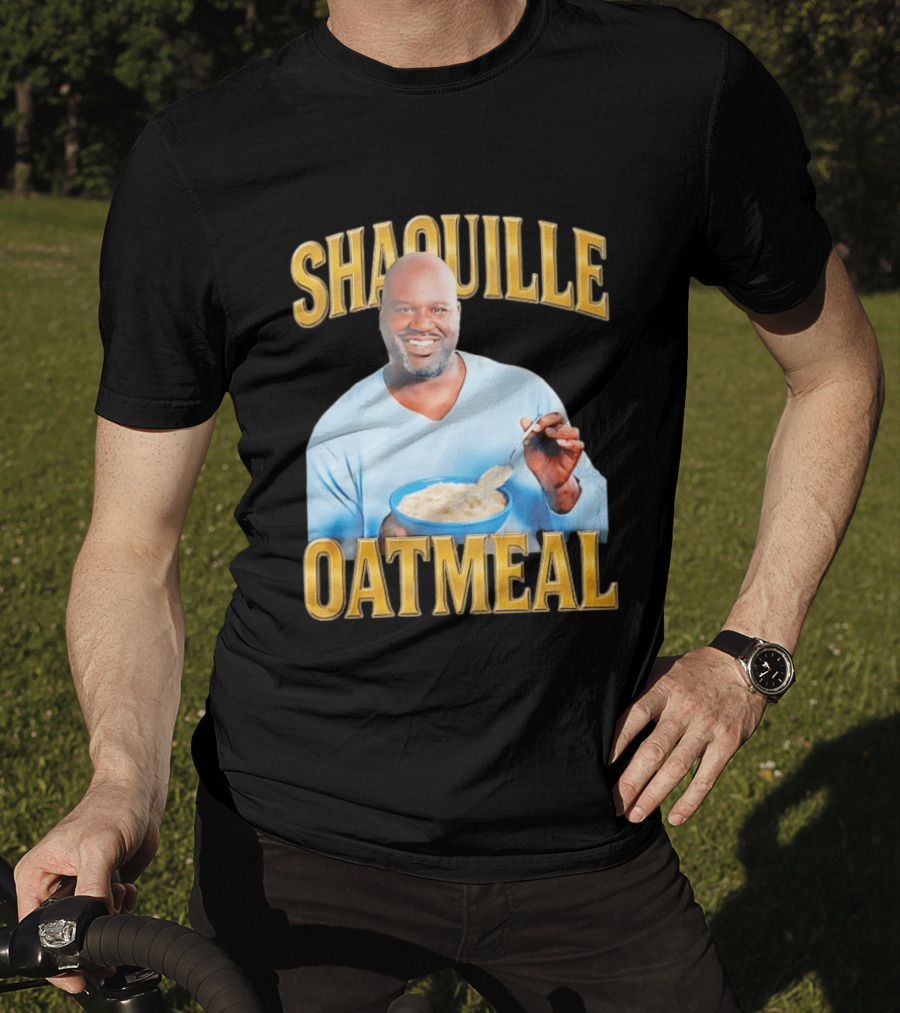 SHAQUILLE OATMEAL Shaq O'Neal Breakfast Cereal Humor T-Shirt