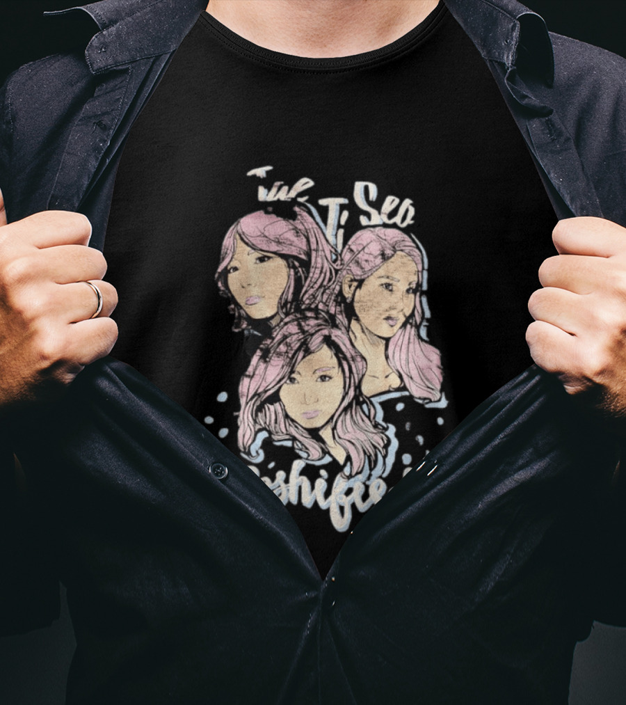 Tae Ji Seo Soshified Pastel Portrait Trio T-Shirt