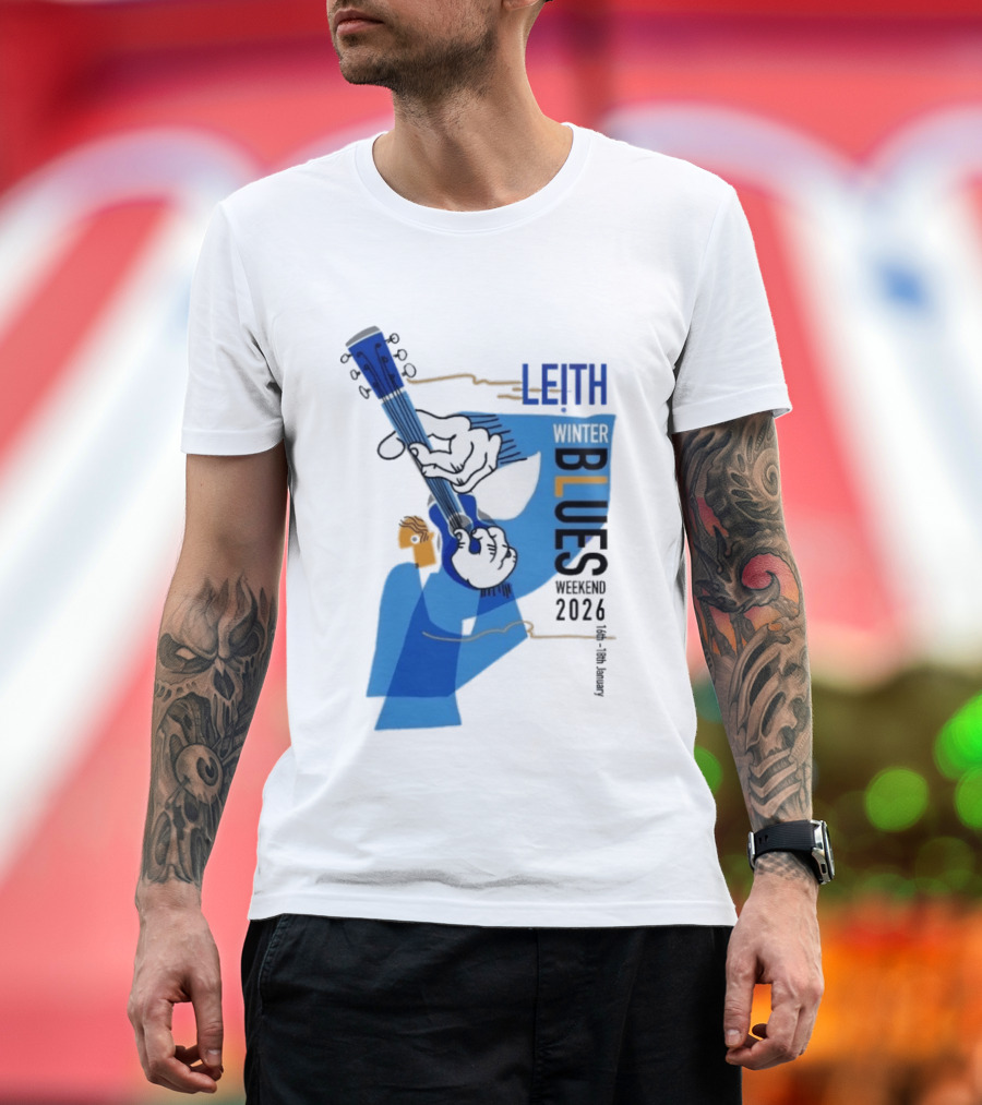 Leith Winter Blues Weekend 2026 Guitar Festival T-Shirt
